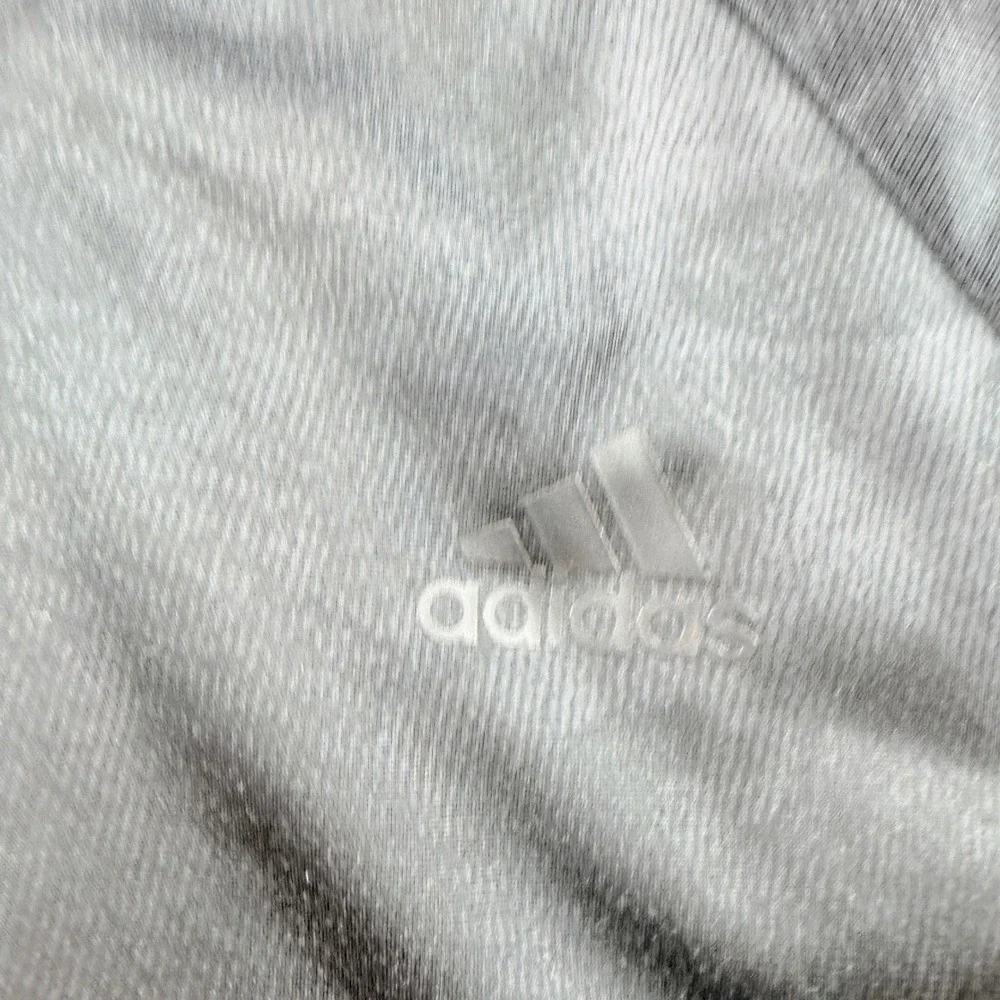 Adidas Men's Small Full Zip Track Jacket Black Camo Three Stripe Athletic